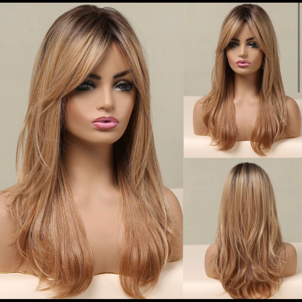 Sale Today Lace Front 13x5 Wig Human Hair Synthetic Blend 180% Density 26”